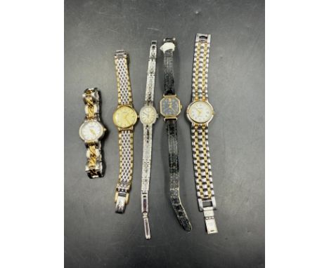 Five ladies wristwatches various makers to include Rotary, Constant and Michele Bernard 