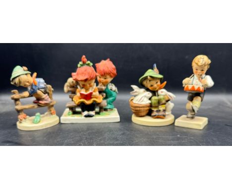 Four Goebel figures 