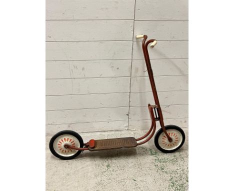 A vintage scooter 
