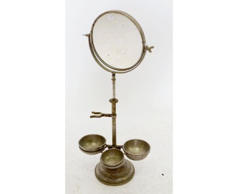 A vintage shaving mirror stand 