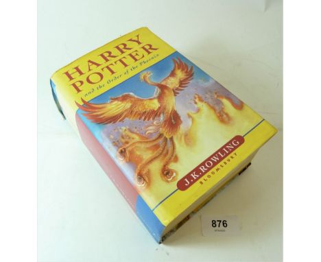 First Edition Harry Potter and The Order of The Phoenix by J K Rowling with dust cover ISBN 0747551006 