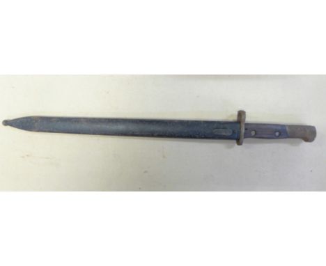 A German bayonet and scabbard 