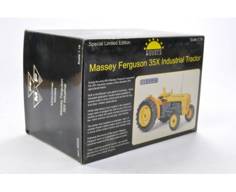 Universal Hobbies 1/16 Massey Ferguson 35X Industrial Tractor. Limited Edition. Excellent in box. 