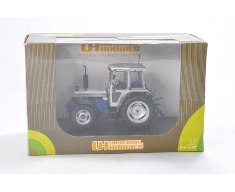 Universal Hobbies 1/32 Ford 7810 Silver Jubilee Tractor. Appears excellent, secured in box with no obvious sign of fault. Box