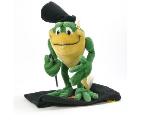 Steiff 1999 Limited Edition 32cm Michigan Frog. 838 of 2500. Complete with tag and button plus bag. 