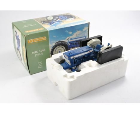 Universal Hobbies 1/16 Ford 5000 Tractor. Looks to be complete without obvious sign of fault in original box. 