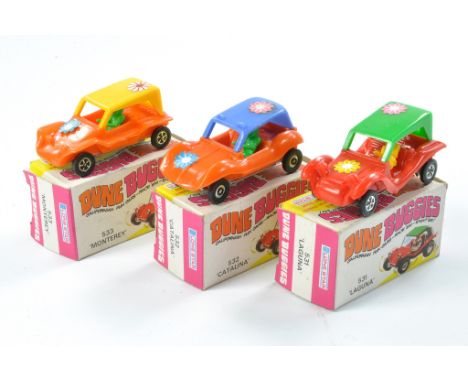 Trio of Lone Star Dune Buggy issues with variations. Excellent in boxes. 