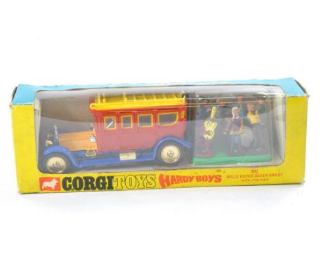 Corgi No. 805 The Hardy Boys Set comprising Rolls Royce Silver Ghost and Figures (in bubble). Generally excellent with very l