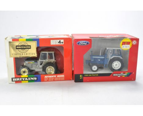 Britains Farm 1/32 issues comprising No. 42187 Ford 7000 Tractor, excellent and secure in box plus No. 5892 Centenary Tractor