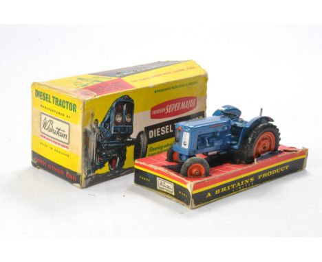 Britains 1/32 farm issue comprising No. 172F Fordson Super Major Diesel Tractor. Good with some signs of wear in fair incompl