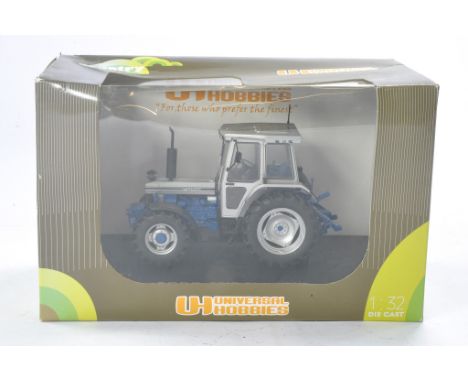 Universal Hobbies 1/32 Ford 7810 Silver Jubilee Tractor. Appears excellent, secured in box with no obvious sign of fault. Box