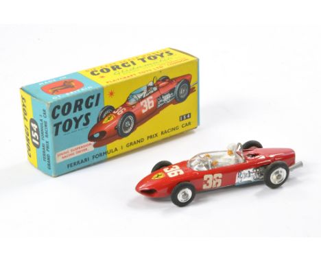 Corgi No. 154 Ferrari Formula 1 Racing Car. Red, with racing number 36. Generally excellent, very little sign of wear save fo