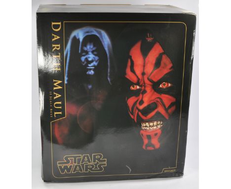 Sideshow Collectibles Star Wars Issue comprising Life Size 1/1 scale Darth Maul Bust. Unopened Limited Edition. Outer box wit