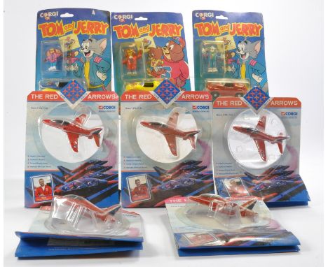 Corgi Tom and Jerry Blister packs plus Red Arrows set as shown. Signs of wear to packaging. 