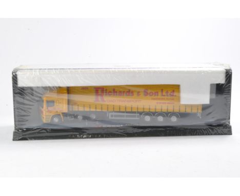 Corgi Model Truck Issue comprising No.75204 ERF Curtainside in the livery of Jack Richards &amp; Son Ltd. Looks to be excelle