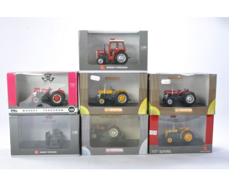 Universal Hobbies 1/32 Tractor group to include seven boxed issues inclusive of Massey Ferguson 135, 240, Ferguson TE20 etc. 