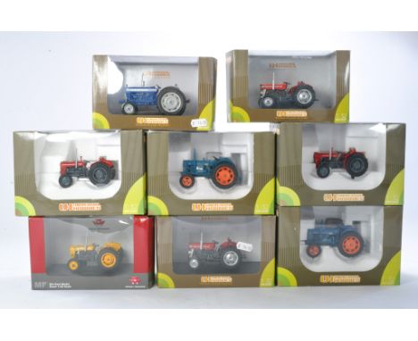 Universal Hobbies group of 1/32 Eight Tractor issues. Some loose in boxes but generally very good or better. 