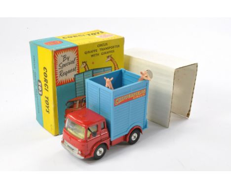 Corgi No. 503 Circus Transporter with Giraffes, Chipperfields Circus. Generally excellent, the odd speck of wear in very good