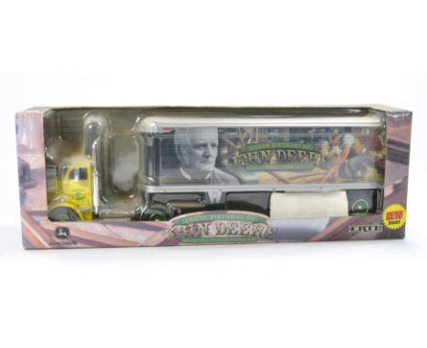 Ertl 1/25 1954 200th Anniversary GMC John Deere tractor trailer set. Excellent in box. 