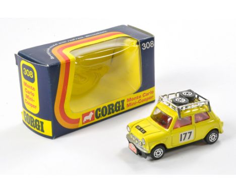 Corgi No. 308 Monte Carlo Mini Cooper. Excellent with little or no sign of wear in excellent box. 