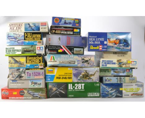 A group of 20 Plastic Model Kits comprising ICM Cessna 0-2A Skymaster American Reconnaissance Aircraft, Airfix Vickers VC-10K