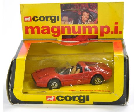 Corgi No. 298 Ferrari 308 GTS Magnum PI. Excellent in fair to good original box, with some notable signs of wear. 