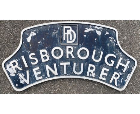 Locomotive Headboard RISBOROUGH VENTURER.