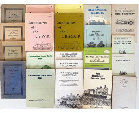 Reference and other Books quantity 21 to  include: RCTS Locomotives of the LSWR Part 1 and Part 2; RCTS Locomotives of the LB