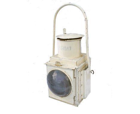 BR(W) Loco Headlamp complete with burner and reservoir and the slide in/out red glass.