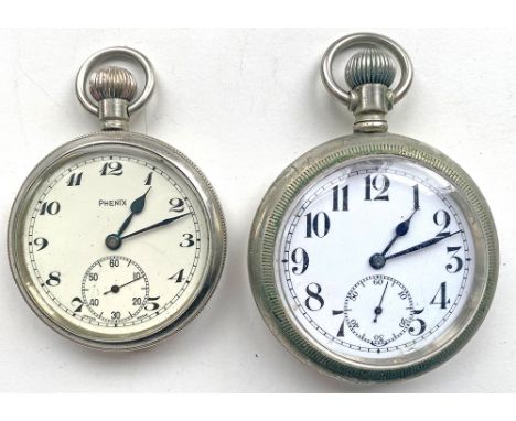 BR(S) Pocket Watch by Phenix Swiss Made. Rear engraved BR(S)8087. In working order but not regulated. Together with a Souther