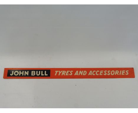 A John Bull Tyres and Accessories new old stock shelf strip in greaseproof paper. 