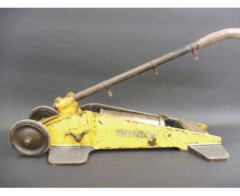 A Dunlop garage forecourt tyre compressor.