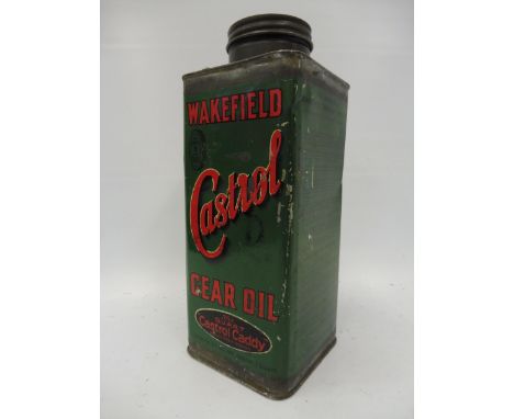 A Wakefield Castrol Gear Oil quart caddy 'D' grade, in good condition.