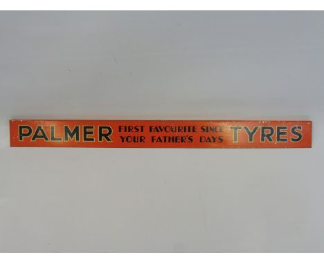 A Palmer Tyres shelf strip. 