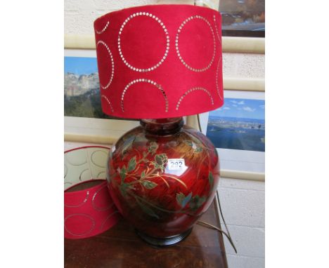 Oriental themed table lamp