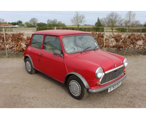 A 1987 Austin Mini Mayfair, petrol, manual, odometer reads 38,456