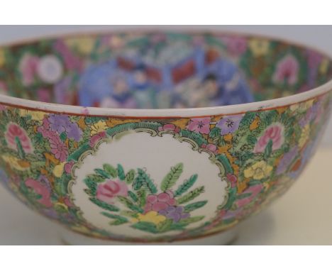 Oriental enamel bowl