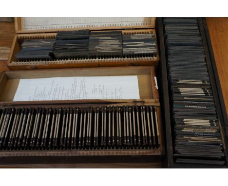 3x Boxes of vintage slides 