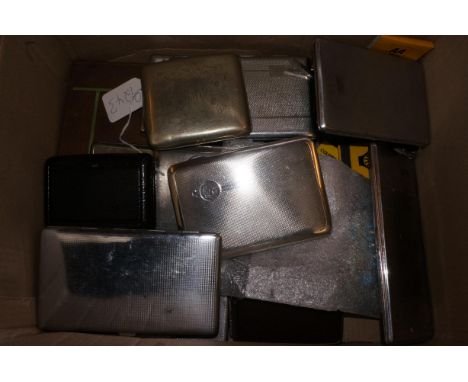 Collection of vintage cigarette cases &amp; card cases 