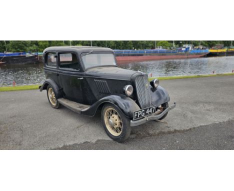 1937 Ford Model Y, 885cc. Registration number FPG 447 (see text). Chassis number Y191711. Engine number not found. Sold with 
