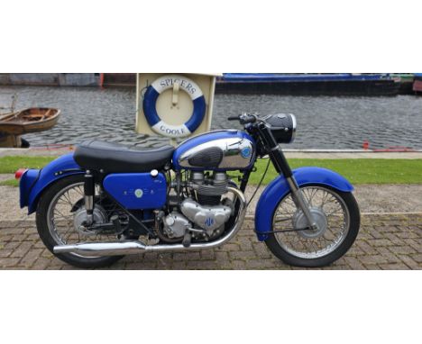 1959 AJS Model 31, 648cc. Registration number YSY 368 (non transferrable). Frame number 69455. Engine number 50/31LX 0215.Sol