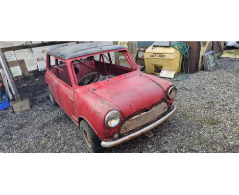 1965 Austin Mini Cooper Mk 1, 998cc. Registration number JPX 194D. Chassis number C-A237/810529 (see text). Engine number 9FD