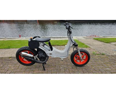 Honda Moped pit bike. Registration number not registered. Frame number ZDC AF49 JOXF556000. Engine number the same. There is 