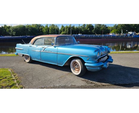 1956 Pontiac Star Chief, 5,200cc. Registration number 838 UYW (non transferrable). Chassis number L856H4129. Engine number 52
