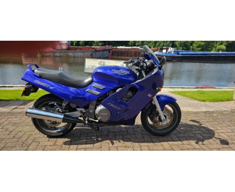 1995 Triumph Trophy 4, 1180cc. Registration number M957 LKH. Frame number SMTTC345CSS019403. Engine number 019631. Sold with 