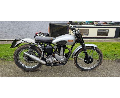 1949 BSA Gold Star trials 350cc. Registration number 257 XUH. Frame number ZB31 COM 109. Engine number ZB31 9540. Sold with t