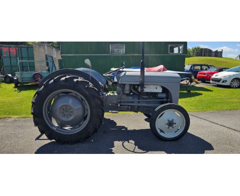 1951 Ferguson T20 petrol tractor. Registration number NTA 658 (non transferrable). Chassis number TED225779. Engine number S1