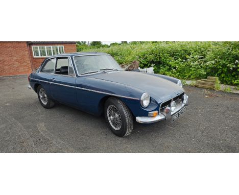 1970 MG BGT, 1798cc. Registration number PMA 629H. Chassis number GHD5 196059 G. Engine number 18GG-WE-H 9805. Commission num