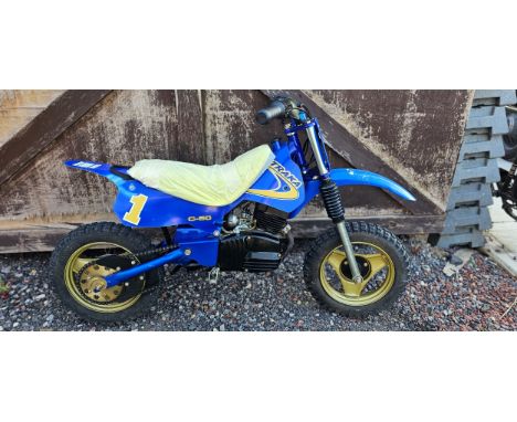 Traka C50, childs bike. Frame number ME2BVY0233AP19670. Engine number 33AP 19670. In very good condition it appears hardly us