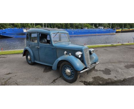1938 Austin Big Seven, six light 900cc. Registration number GPU 445 (see text), Body number RV 8946. Chassis number C/RV 1127